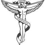 Ícone representando a quiropraxia, simbolizando saúde e bem-estar